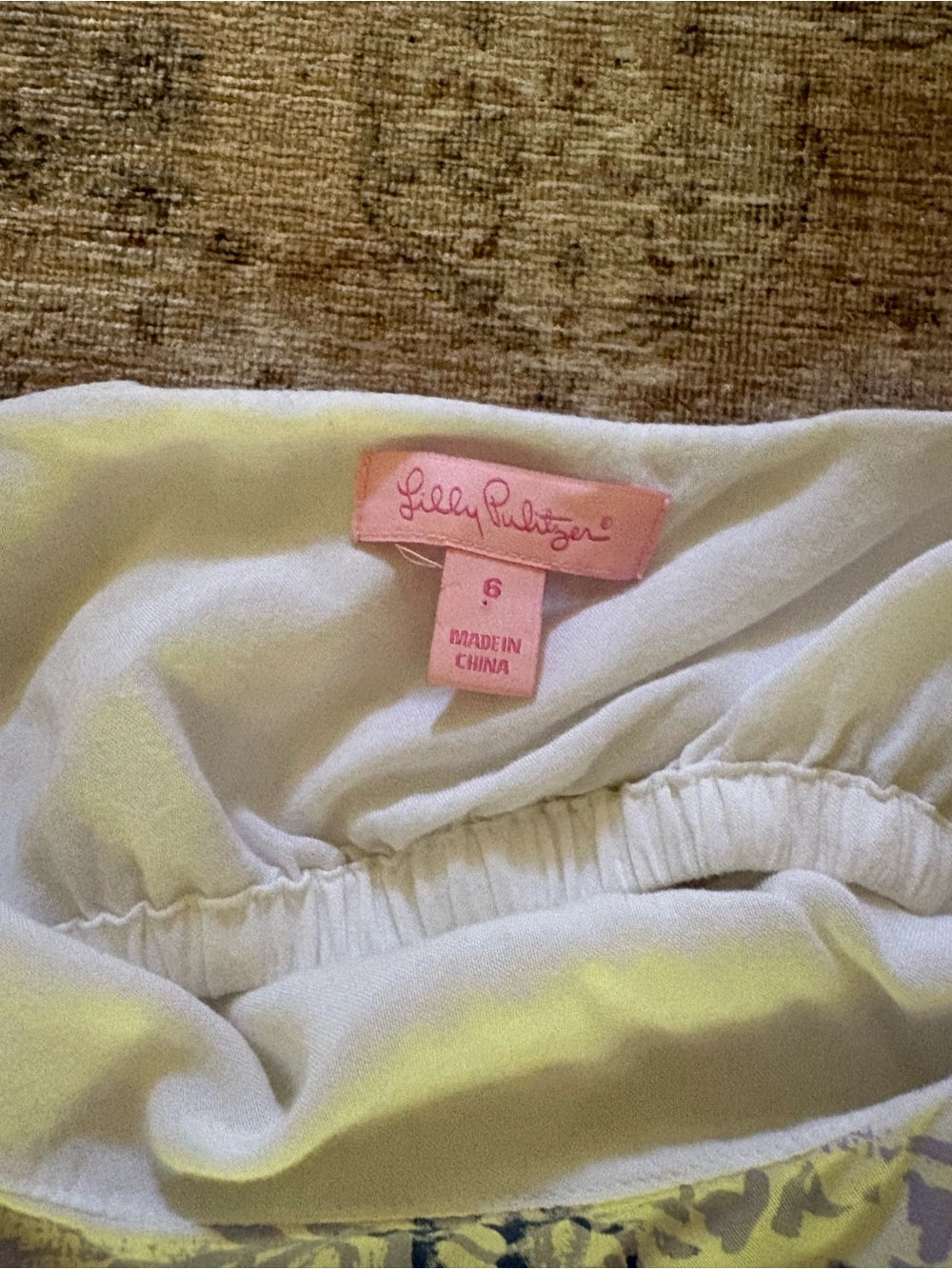 Lilly Pulitzer Lavender, White & Navy Tropical Print Pom-Pom Two-Piece Set - Picture 3 of 4